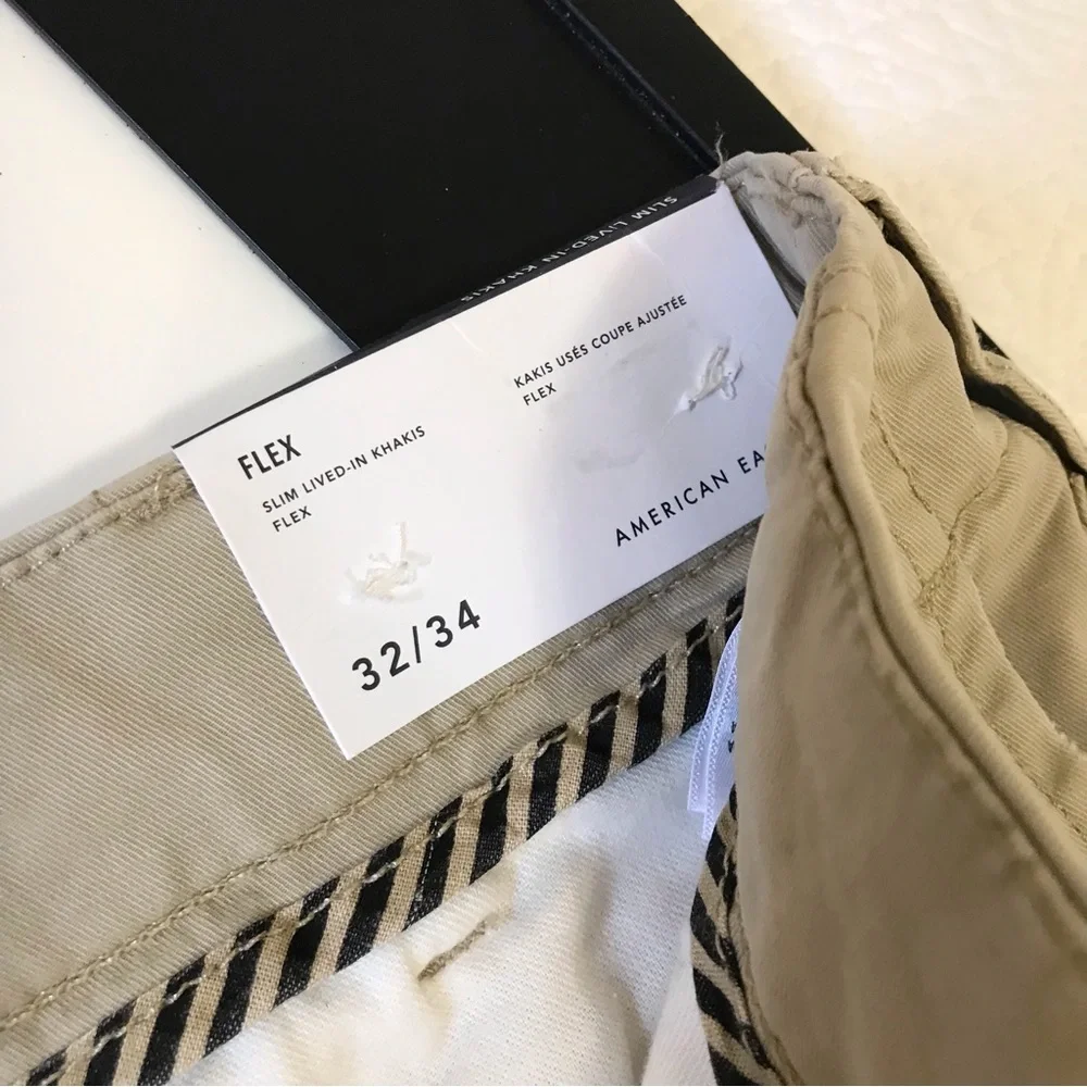 NWT American Eagle Lived In Khakis 32x33